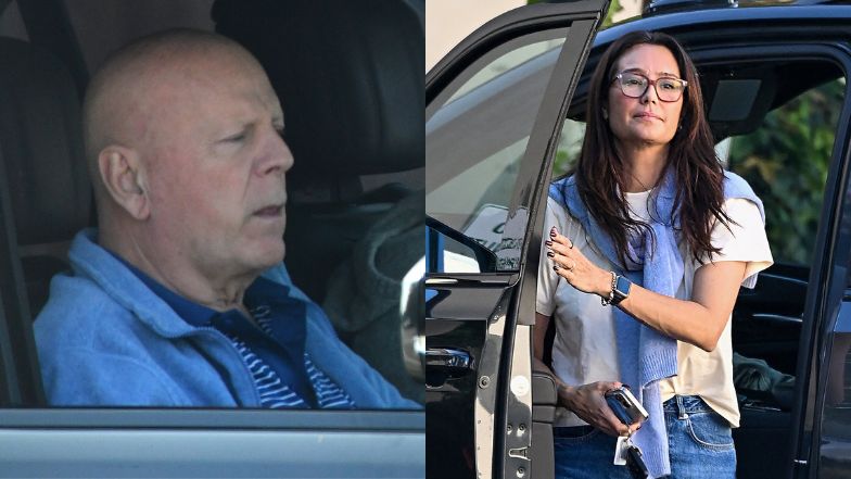 Żona Bruce'a Willisa zmierza z córkami na zakupy