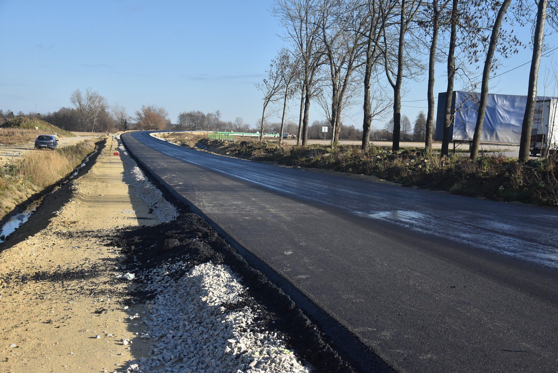 Sprawdzamy stan prac na budowie II etapu obwodnicy Proszowic