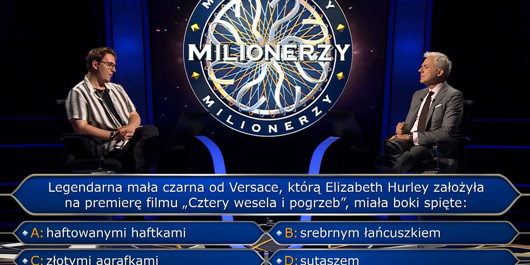 "Milionerzy", pytanie za pół miliona