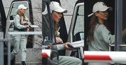 Anna Lewandowska z bidonem pod pachą wysiada z mercedesa Z SZOFEREM i idzie koncentrować się w pracy (ZDJĘCIA)