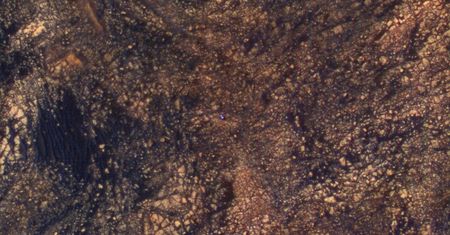 Droga jaką przebył marsjański łazik Curiosity, by powstało takie zdjęcie