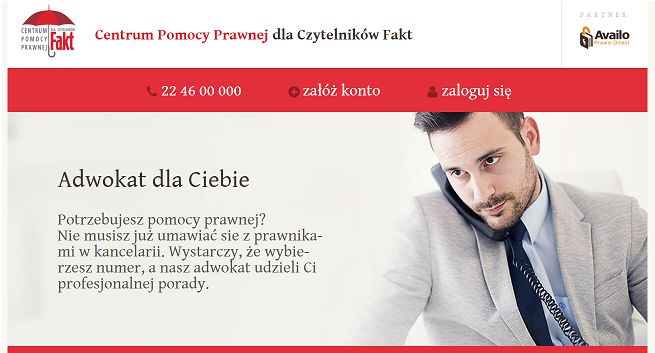 „Fakt” oferuje telefoniczną pomoc prawną dla czytelników