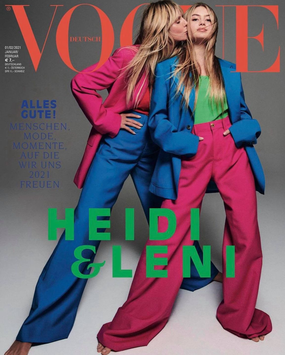 Heidi Klum wystąpiła z 16-letnią córką w niemieckim "Vogue'u"