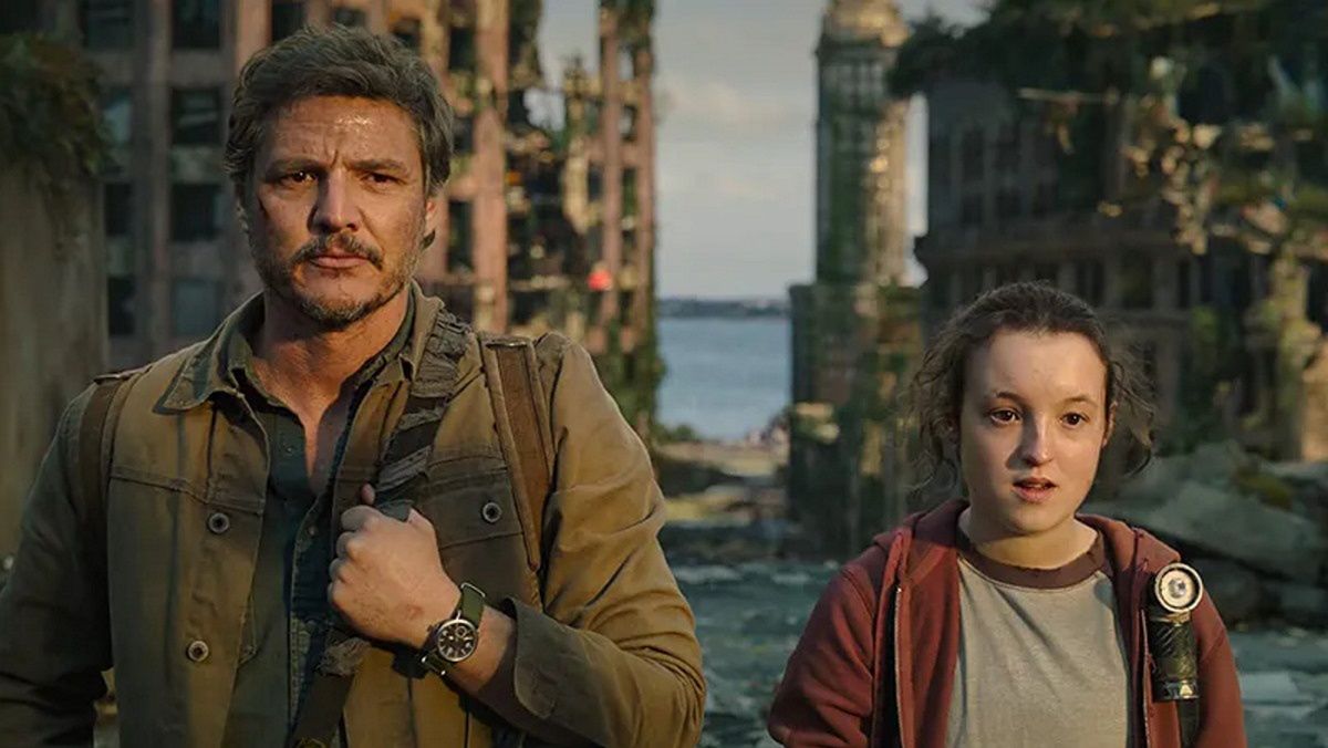 Pedro Pascal i Bella Ramsey jako Joel i Ellie w serialu HBO "The Last of Us"