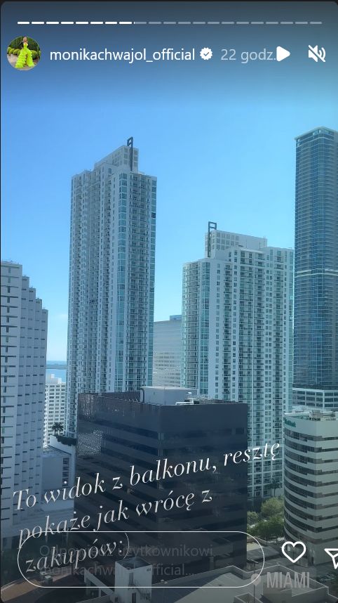 Monika Chwajoł spędza święta w Miami
