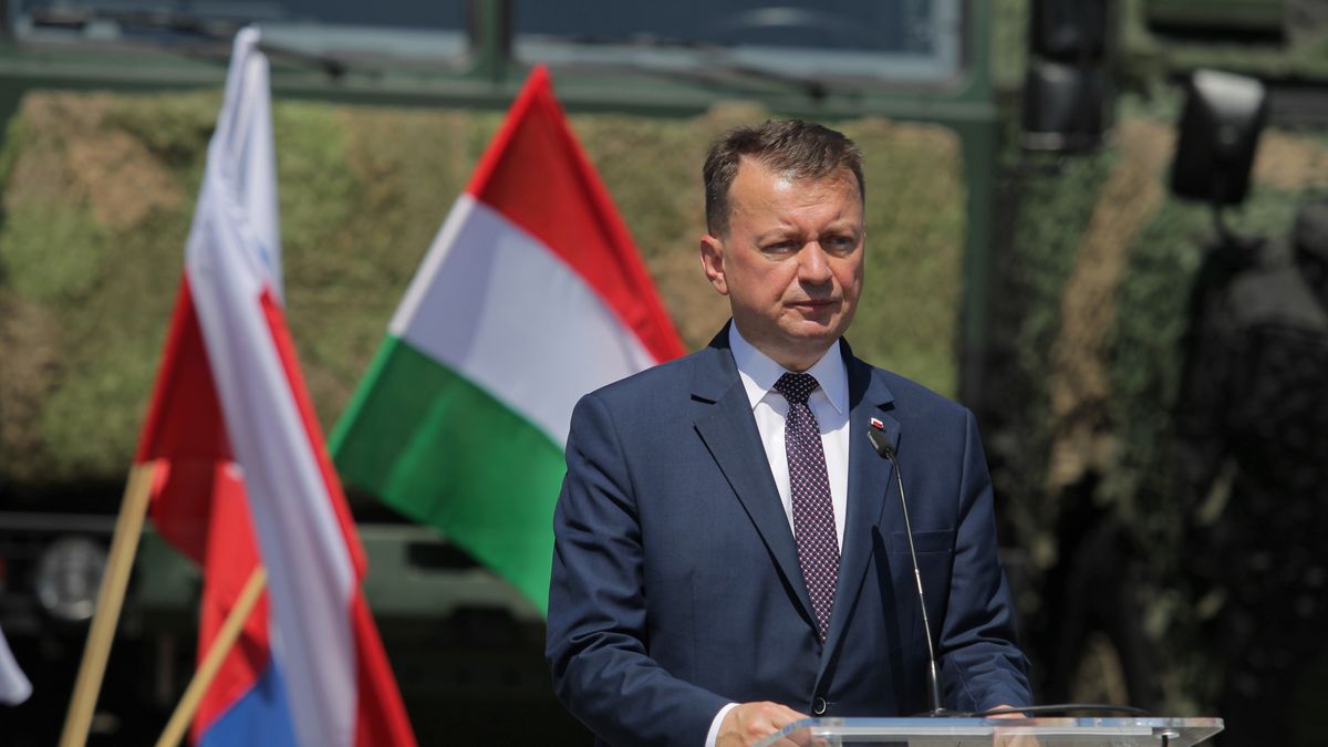 Mariusz Błaszczak w Elblągu podkreślał znaczenie przekopu Mierzei Wiślanej dla obronności Polski 