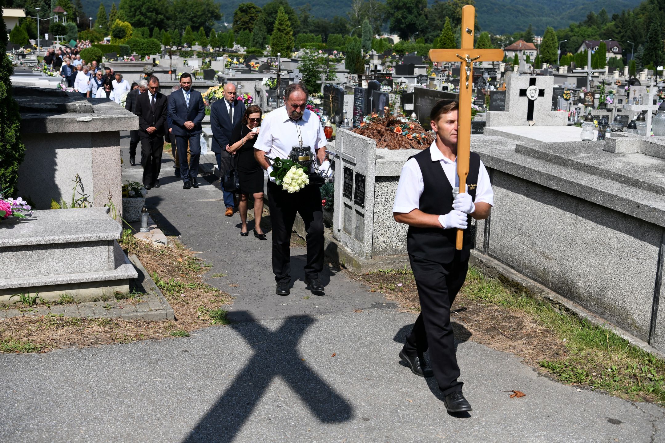 Pogrzeb poety Janusza Szubera w Sanoku