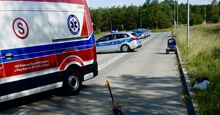 2,5-latek zginął na miejscu. Koszmarny wypadek w Żaganiu
