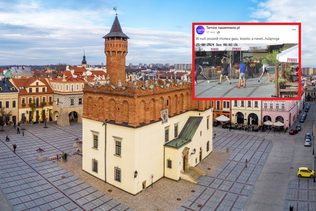 Bójka pseudokibiców w centrum Tarnowa. W ruch poszedł miotacz gazu