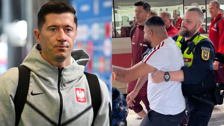Zamieszane na dworcu w związku z Robertem Lewandowskim