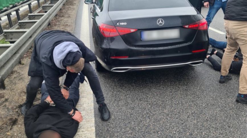 Aresztowanie kierowcy kradzionego samochodu