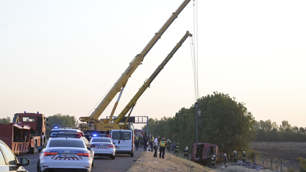 Wypadek autokaru na Węgrzech