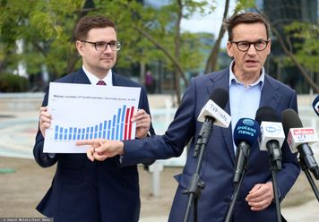 "Cios w splot słoneczny biznesu". Morawiecki ocenia zapowiedź Tuska