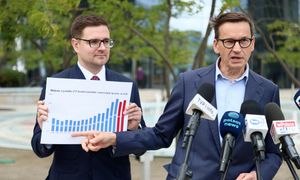"Cios w splot słoneczny biznesu". Morawiecki ocenia zapowiedź Tuska