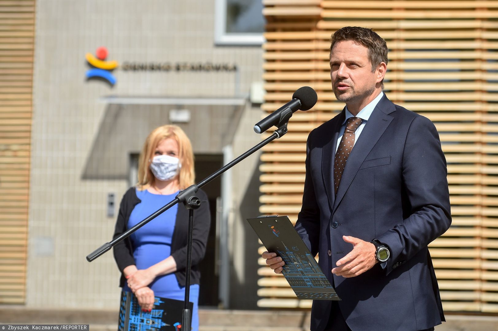 Warszawa. Rafał Trzaskowski reaguje na wydarzenia na Białorusi