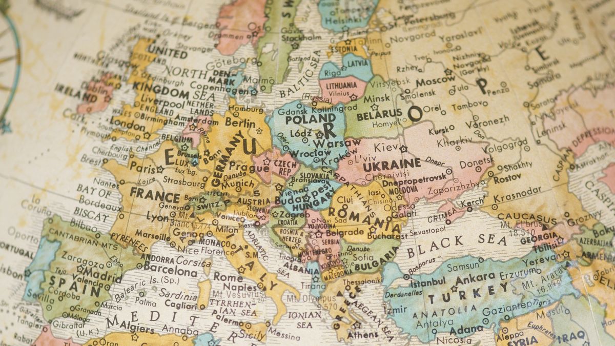 Antique Vintage Map of Europe Selective Focus Sepia
Selective focus view of vintage antique map of Europe on a faded sepia antique globe
PeskyMonkey
Nordic Countries, Middle East, Cartography, European Culture, Mediterranean Countries, Retro Styled, Travel, Tourism, Photography, No People, European Union, Antique, Single Word, Text, World Map, History, Old-fashioned, Old, Part Of, Famous Place, Travel Destinations, Full Frame, Horizontal, Close-up, Sepia Toned, Turkey - Middle East, Ukraine, Russia, Poland, Romania, Belarus, Eastern Europe, Spain, Italy, Greece, Southern Europe, Germany, Central Europe, France, UK, Northern Europe, Western Europe, Europe, North Africa, Geographical Locations, Mediterranean Sea, Black Sea, Globe - Man Made Object, Map, countries, Eurasia