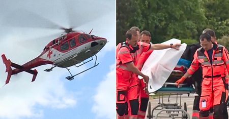 Zamach na Słowacji. Moment przylotu premiera Fico do szpitala