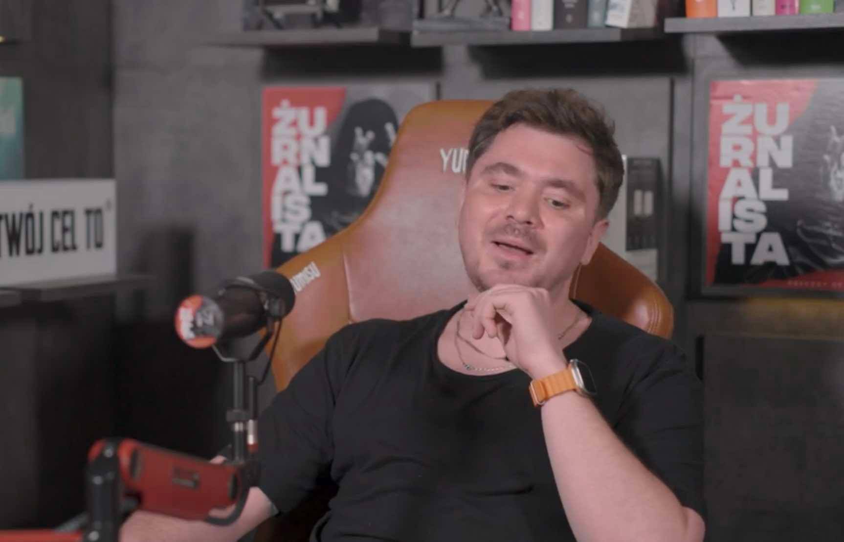 Daniel Martyniuk u Żurnalisty