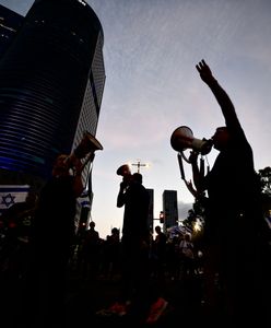 Burzliwa ceremonia. Protestujący zakłócili przemowę Netanjahu