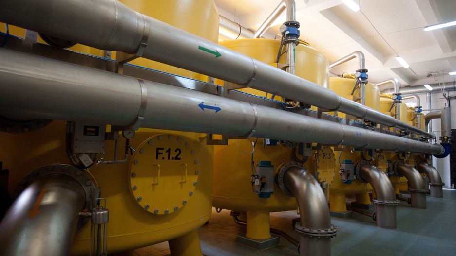 Stacja uzdatniania wody. Zdjęcie ilustracyjne