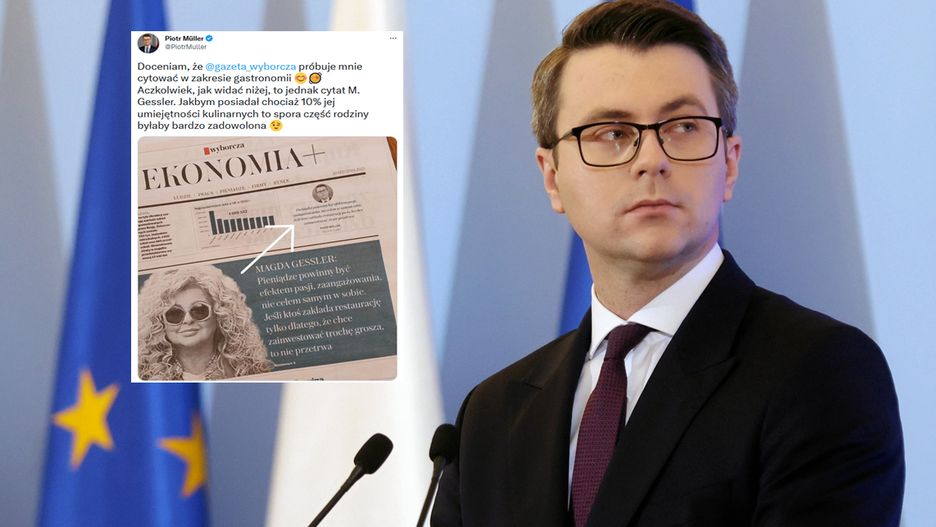 Wpadka "Wyborczej". Rzecznik rządu pomylony z Magdą Gessler 