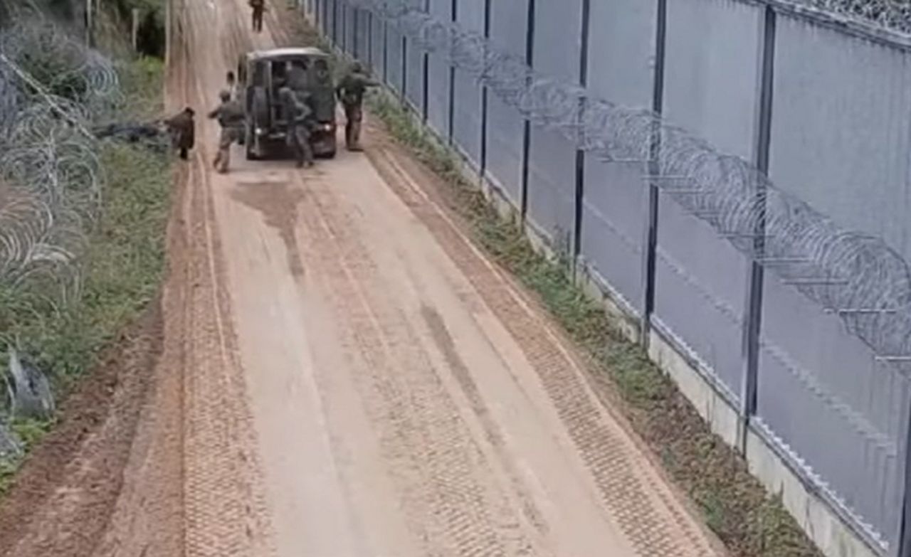 Gorąco na granicy z Białorusią. Strażnicy pokazali nagranie