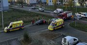 Zielona Góra: Zderzenie zdwóch samochodów, na miejscu służby ratunkowe