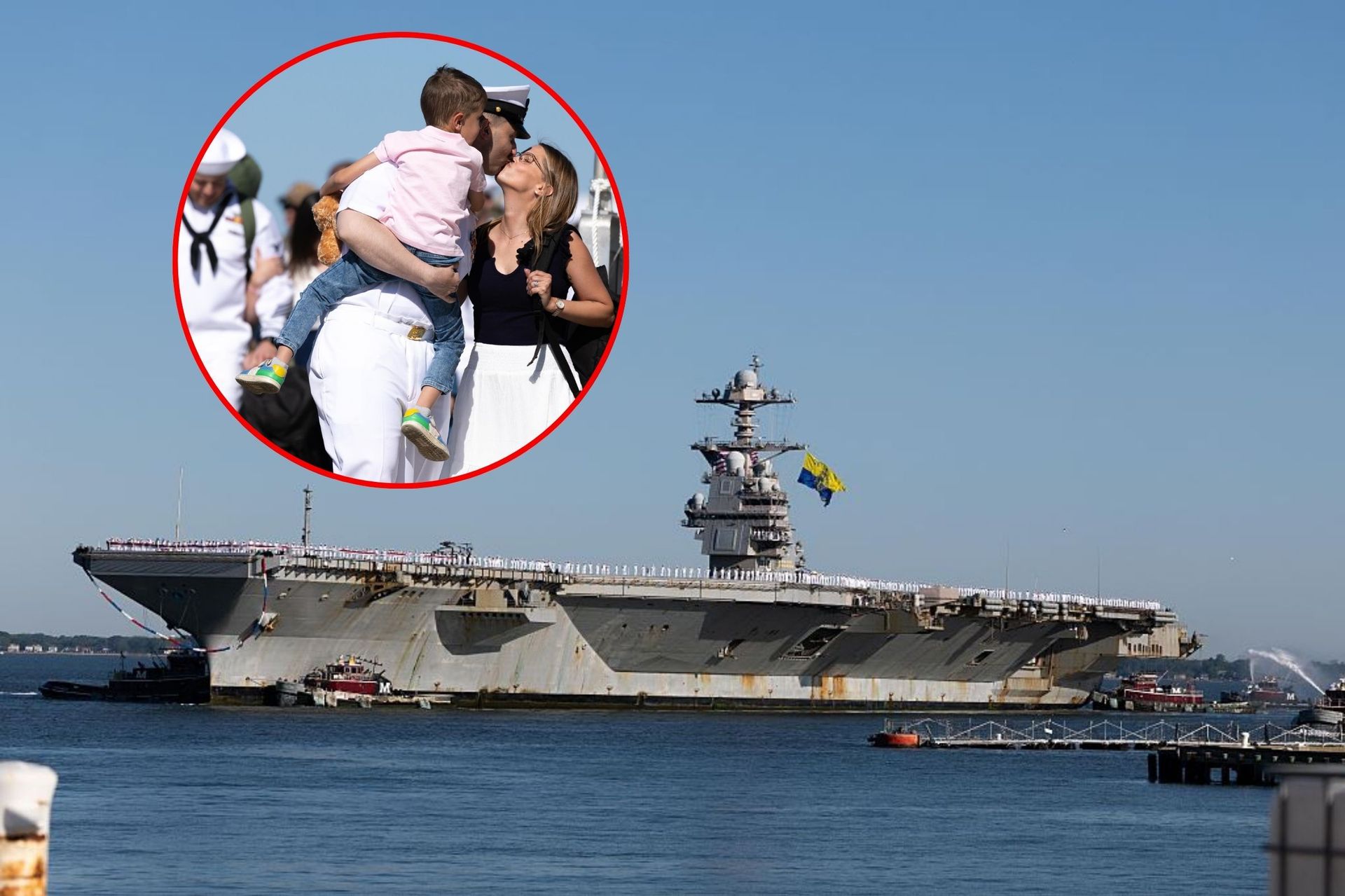 USS Gerald R. Ford: Powrót po rekordowej misji operacyjnej