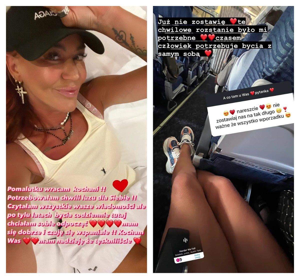 Agnieszka Kotońska wróciła na Instagram