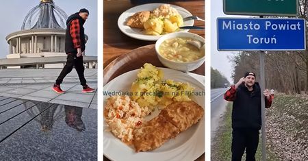 Odwiedził bistro ojca Rydzyka. "Pokazuję wam to cudo"