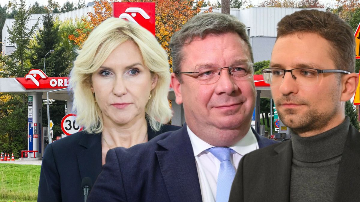 Urszula Pasławska (PSL), Michał Wójcik (PiS) i Michał Wawer