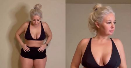 Schudła 50 KILOGRAMÓW i wystartowała w zawodach bikini fitness. Amerykanka zmieniła się nie do poznania (ZDJĘCIA)