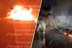 Eksplozja w Rosji. Słup ognia