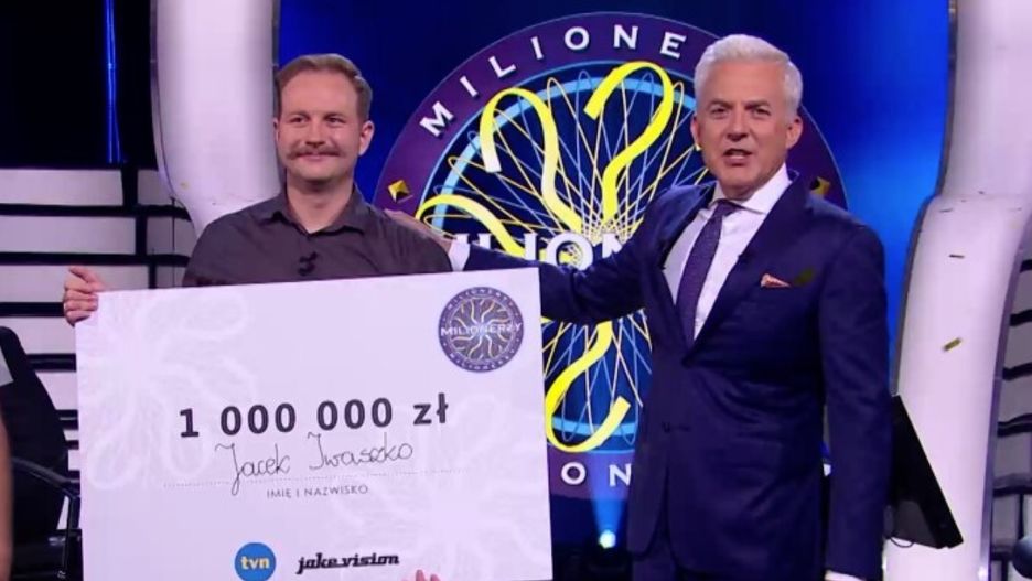 Jacek Iwaszko jest czwartym zwycięzcą polskich "Milionerów"