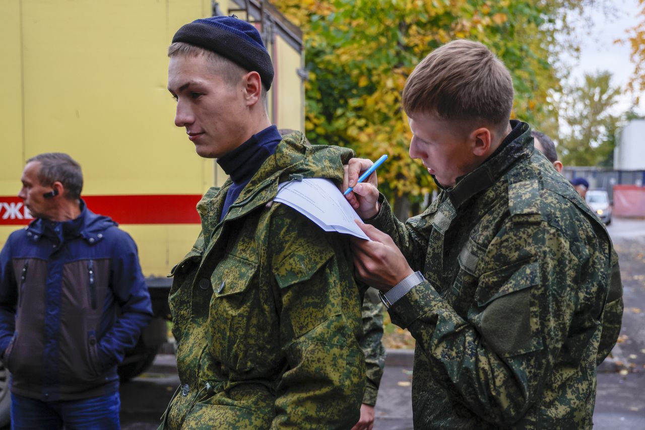 The Russian authorities want to attract new recruits to the army. In the photo: conscripts from Moscow in 2022.