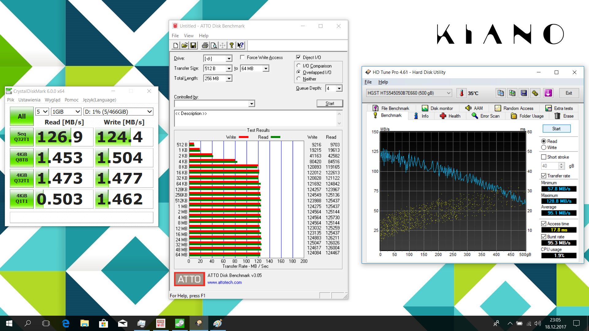 Recenzja Kiano SlimNote 15.6 HDD z talerzowym dyskiem 500 GB 9