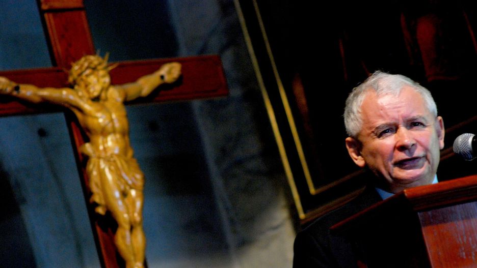 Kongres Katolik�w na Jasnej G�rze "Stop ateizacji"
16.06.2013 Czestochowa Kongres Katolikow na Jasnej Gorze n/z Jaroslaw Kaczynski Fot.Jakub Wosik/REPORTER
Wosiik/REPORTER