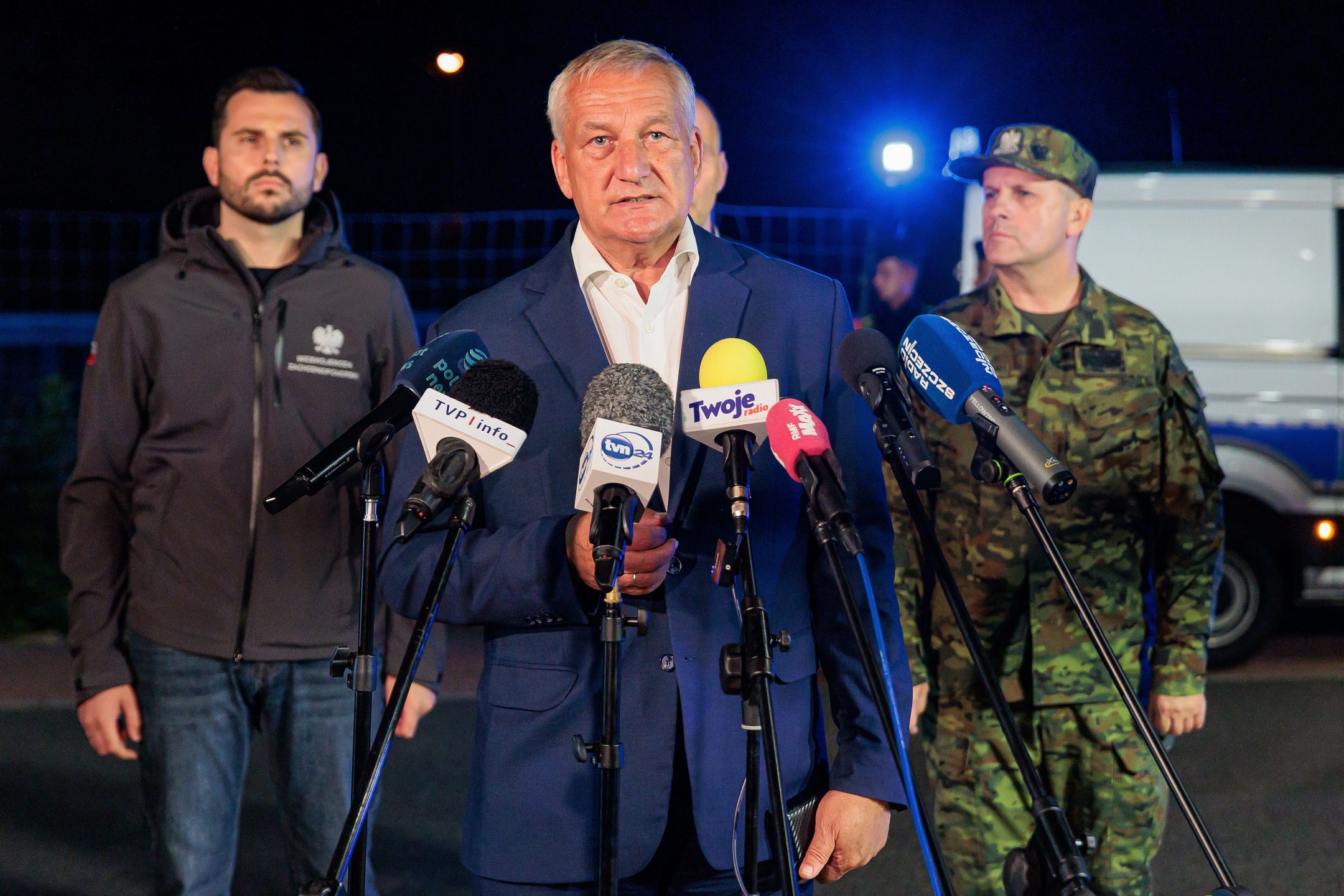 Wiceszef MSWiA, Wiesław Szczepański, poinformował o wynikach ko

