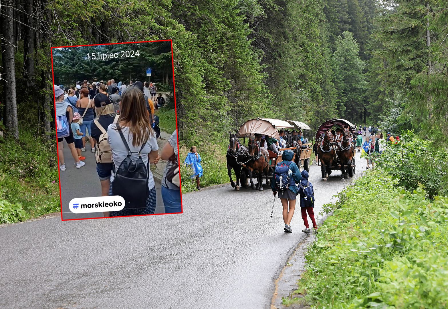 Poniedziałek, 15 lipca. "Masakra!". Niesie się nagranie z Morskiego Oka