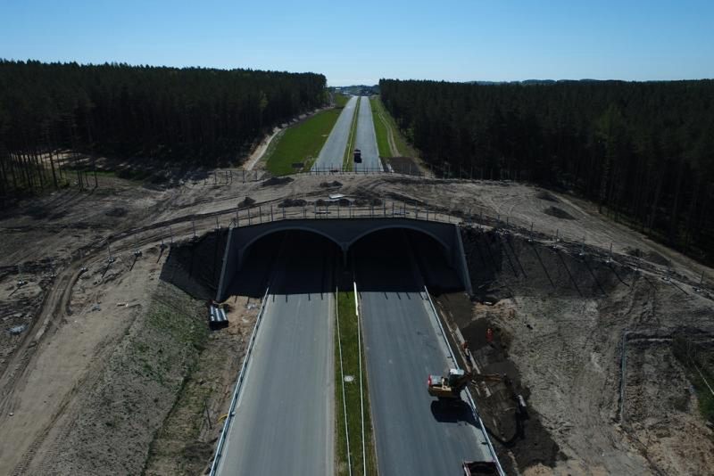 Budowa drogi ekspresowej S6 na odcinku Strzebielino - Gdynia, stan na maj 2022