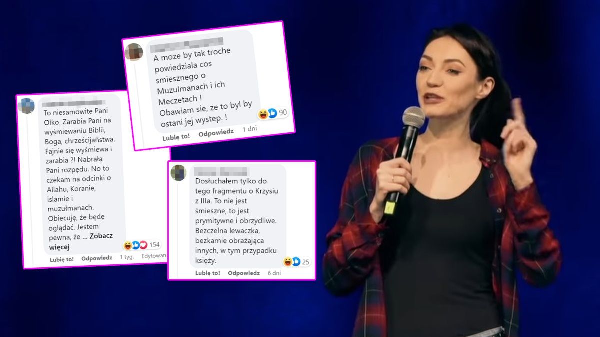 Stand-uperka odpowiedziała internautom 