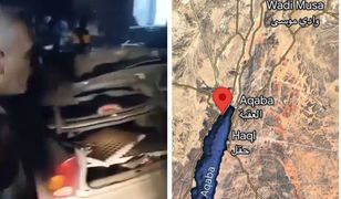 Uderzenie rakiety w egipskim kurorcie