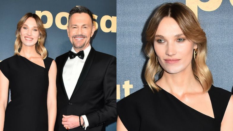 Krzysztof Ibisz zabrał na imprezę Polsatu młodszą o 27 lat żonę