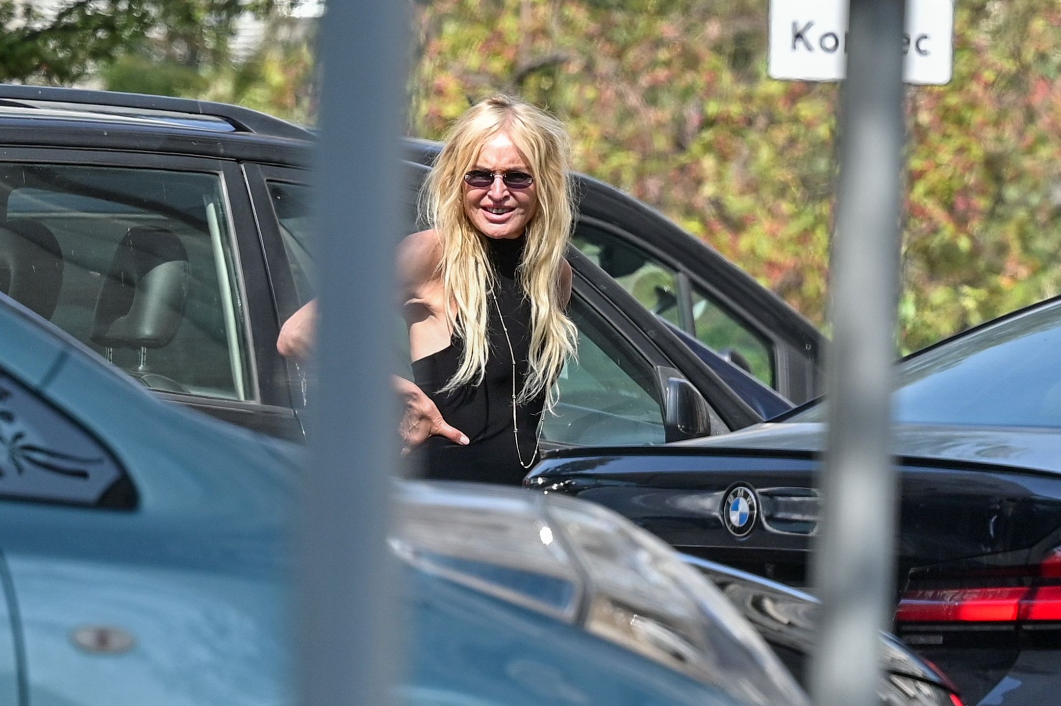 Monika Olejnik miała trudności z zaparkowaniem bmw