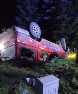 Tragiczny wypadek niedaleko Lęborka. Nie żyje kierowca