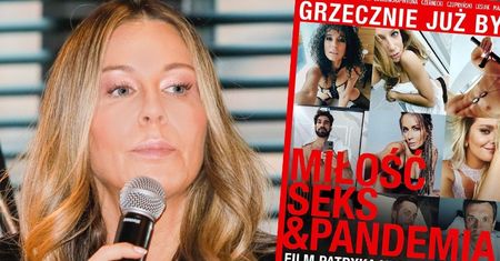 Małgorzata Rozenek chwali się plakatem filmu Patryka Vegi ze swoim udziałem: "GRZECZNIE JUŻ BYŁO"