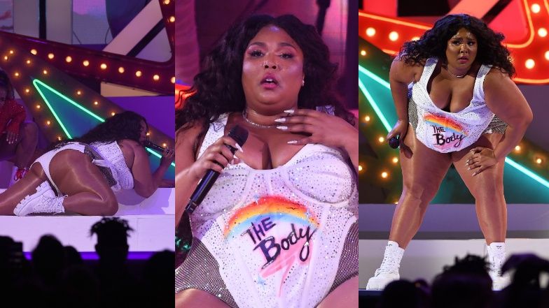 Ciałopozytywna Lizzo na scenie w Miami