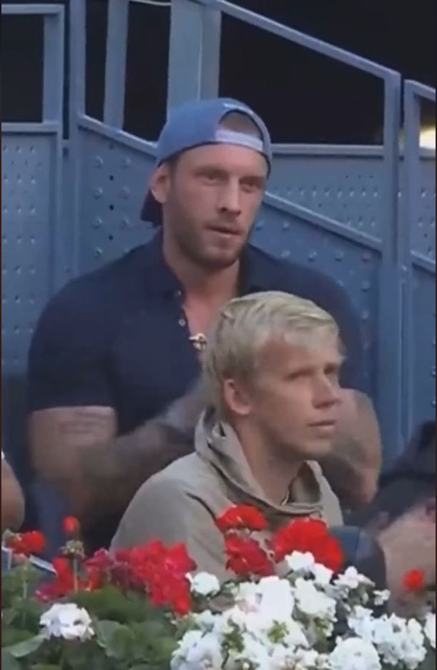 Nowy partner (?) Aryny Sabalenki dopingował tenisistkę z trybun w Madrycie