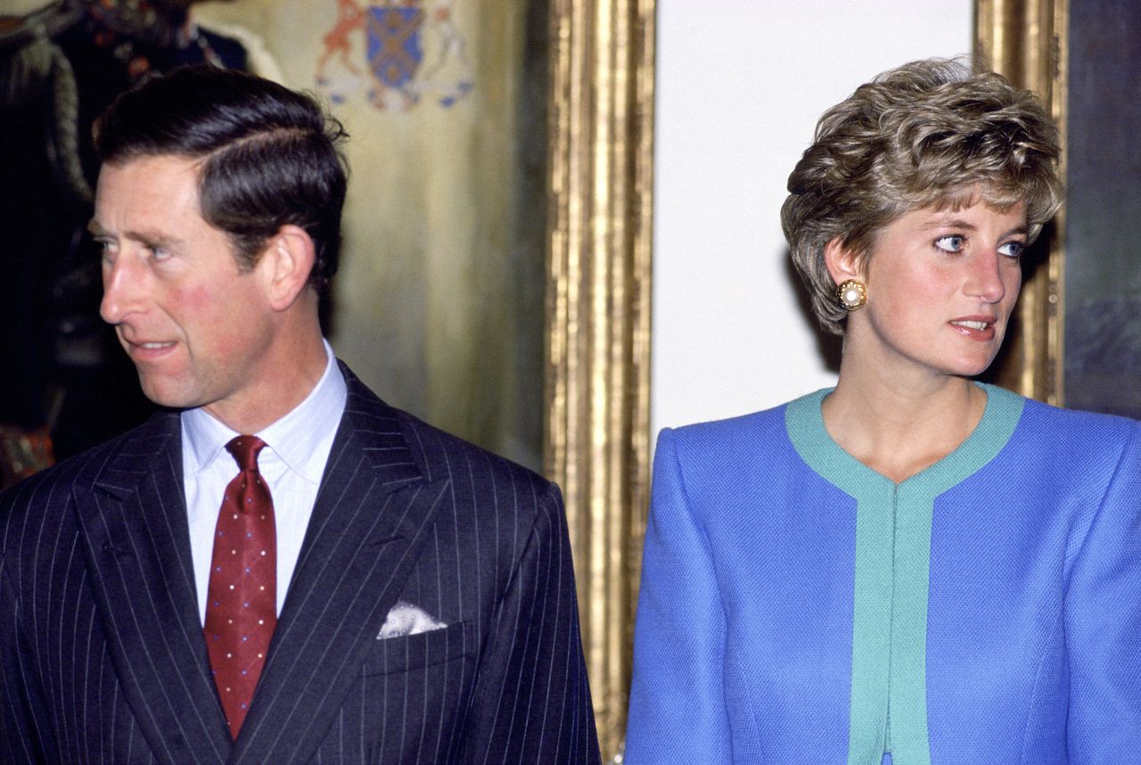 Król Karol III, księżna Diana