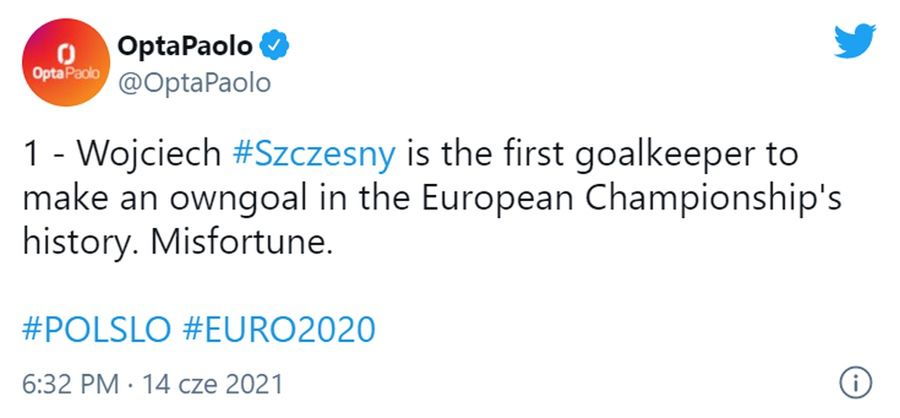 Wojciech Szczęsny strzelił "samobója"